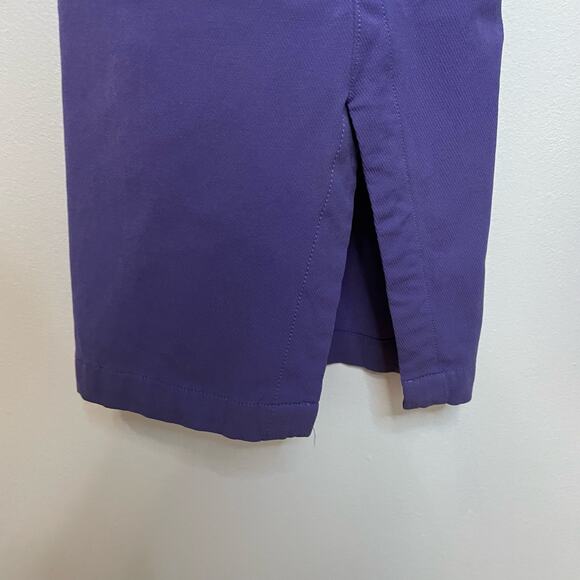 Free People Real Deal Flare Pants XS Womens Purple Split Leg High Rise - Picture 3 of 10